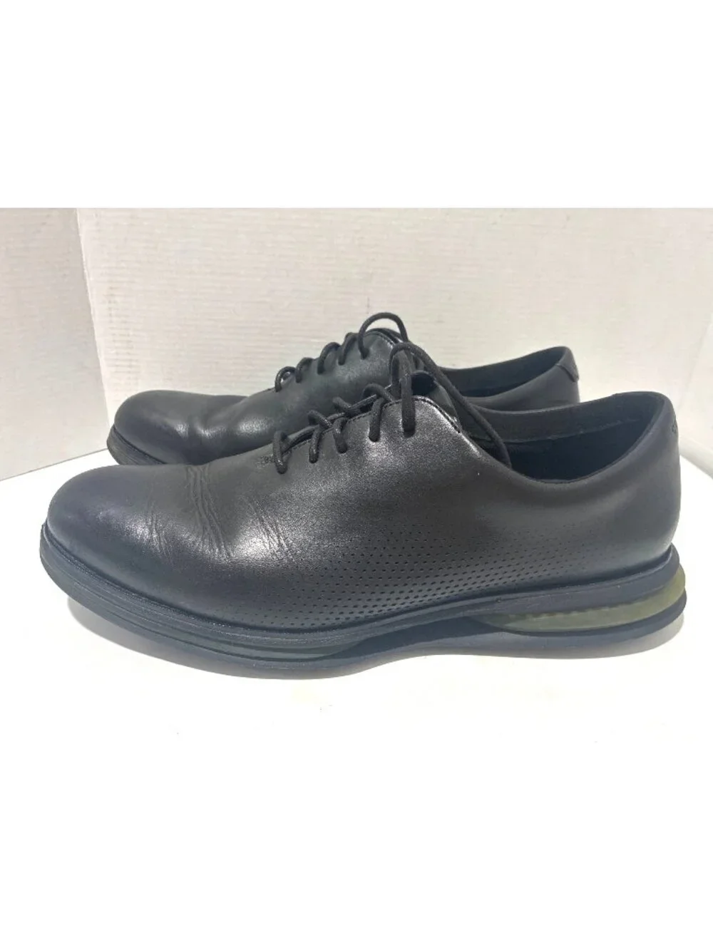 Cole Haan Øriginal Grand Energy Twin Wholecut Man Black Oxford shoes size 12